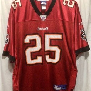 Reebok NFL Equipment Tampa Bay Buccaneers Game Shirt Size Large. #25 Talib.